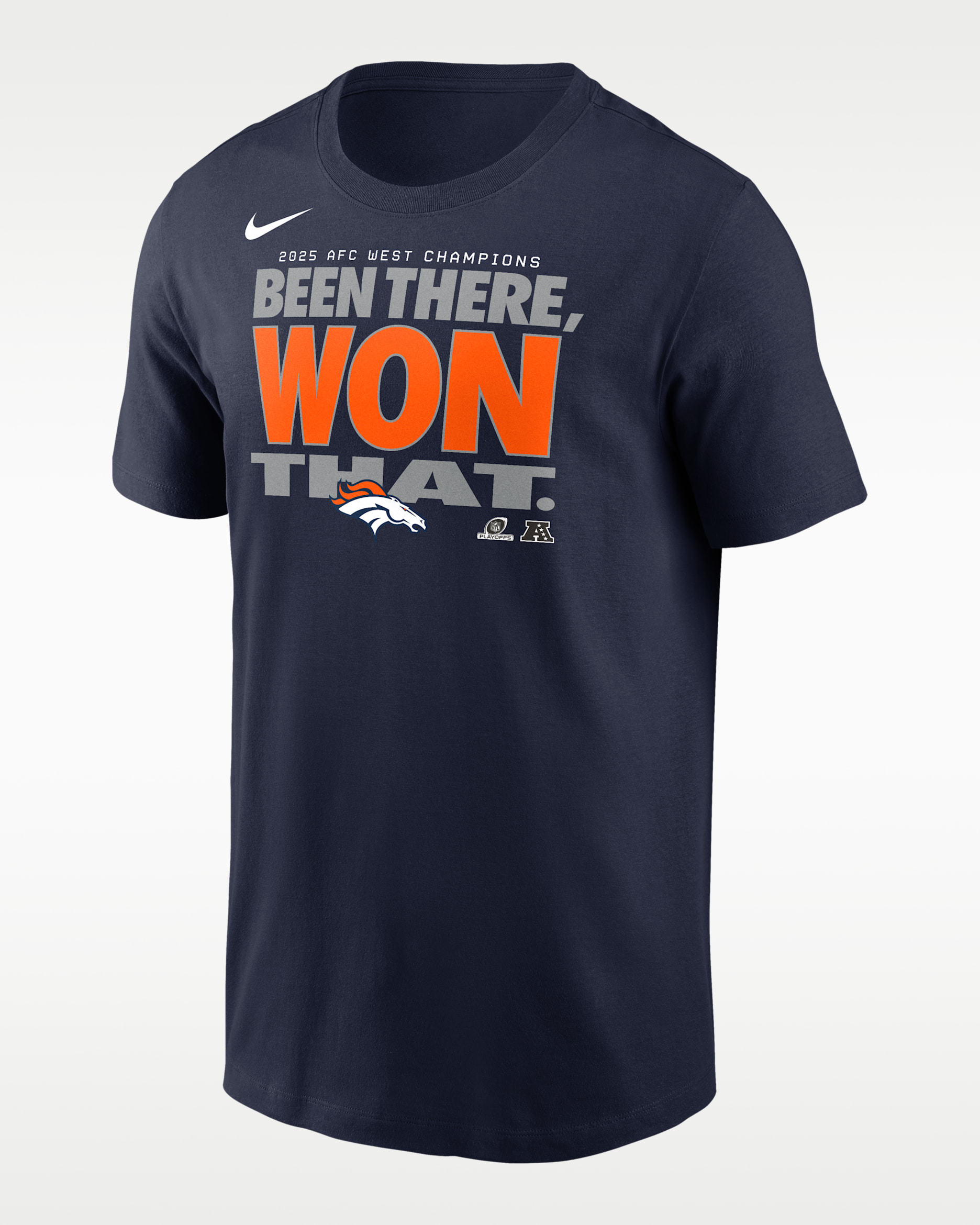 DENVER BRONCOS AFC CHAMPIONS バッジ 限定1036 Denver Broncos 2025 AFC West Champions Trophy Collection Men's